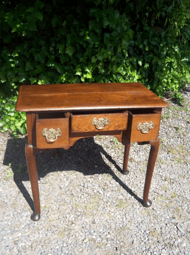 George II Oak Lowboy