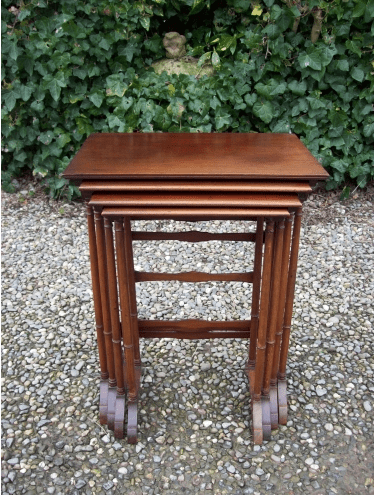 Mahogany Quartetto Nest of Tables