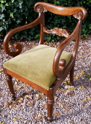 A William IV Mahogany Armchair