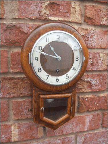 8 Day Miniature Wall Clock -SOLD-