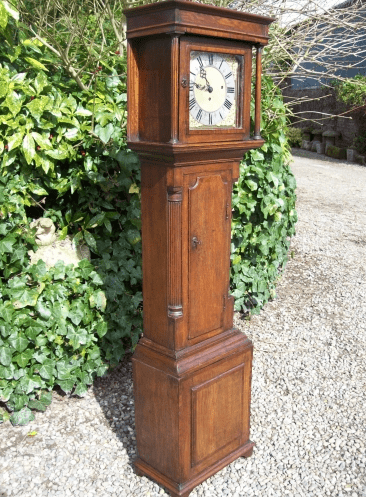 8 Day Oak Grandmother Clock