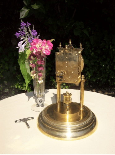 A 400 Day Brass Clock -SOLD-