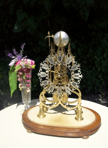 An 8 Day Skeleton Clock