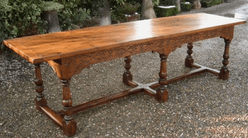 A Superb Ten Seat Yew Wood Refectory Table
