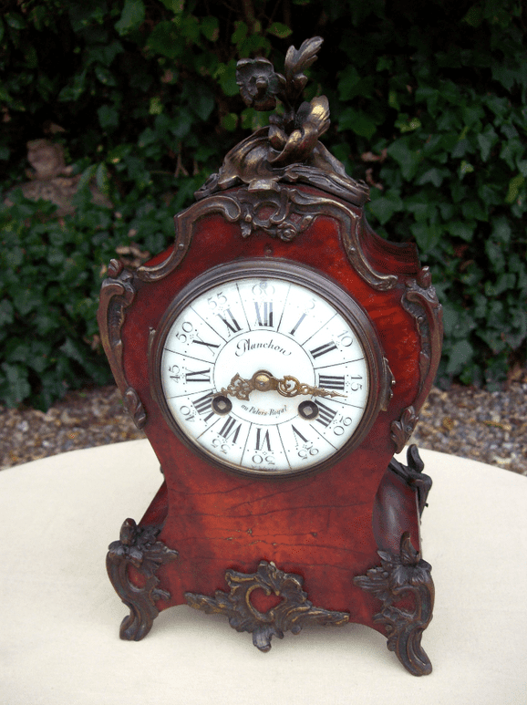Tortoiseshell Mantle Clock -SOLD-