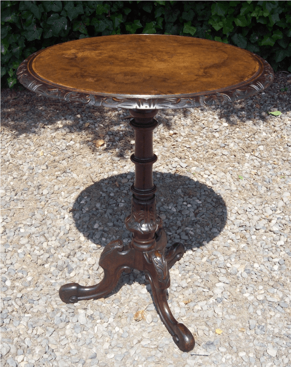 Walnut Tripod Table