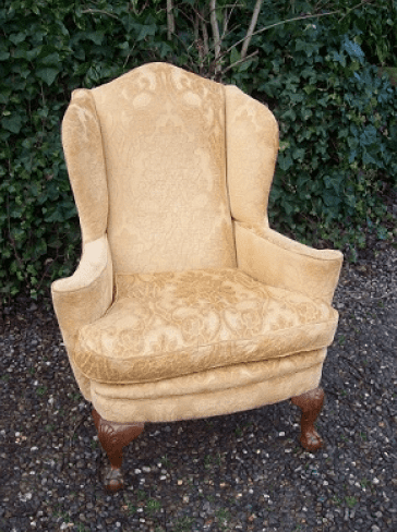 Queen Anne Wing Chair -SOLD-