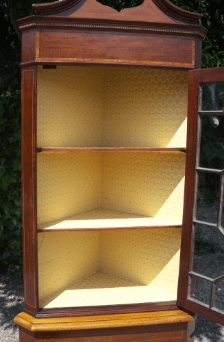 A Mahogany Corner Cabinet