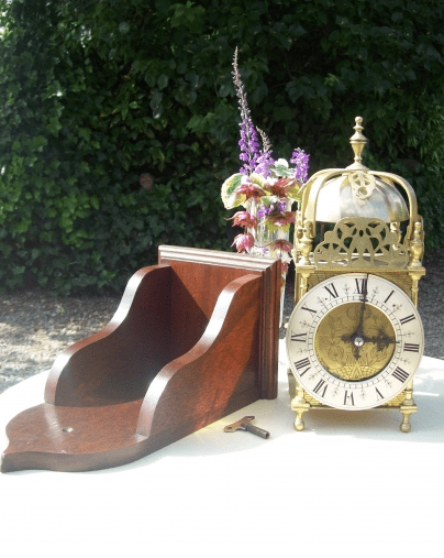 An 8 Day Lantern Clock & Bracket