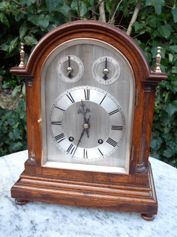 Oak 8 Day Bracket Clock