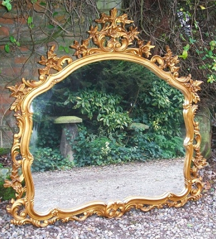 Large Gilt Mirror -SOLD-