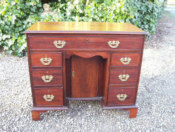 A Mahogany Knee Hole Desk