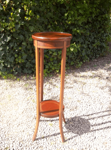 Mahogany Plant Stand/Torchere -SOLD-