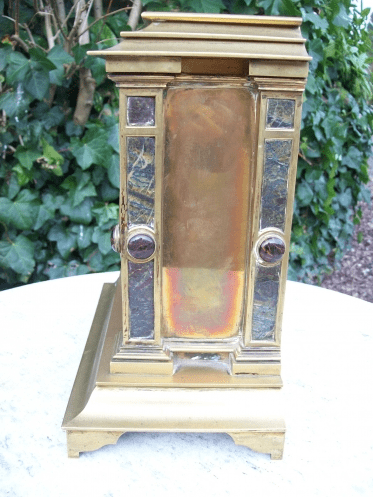 Brass & Marble Mantle Clock -SOLD-