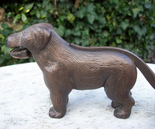 Cast Iron Dog Nutcracker