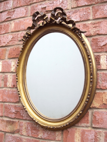 Oval Gilt Mirror