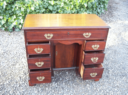 A Mahogany Knee Hole Desk
