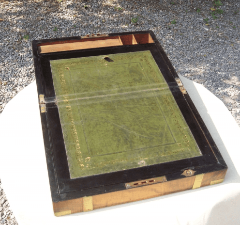A Victorian Walnut Writing Slope -SOLD-