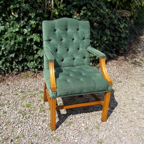 Green Gainsborough Chair -SOLD-