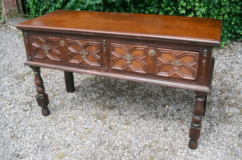 Jacobean Oak Dresser Base