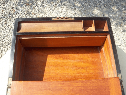 A Victorian Walnut Writing Slope -SOLD-