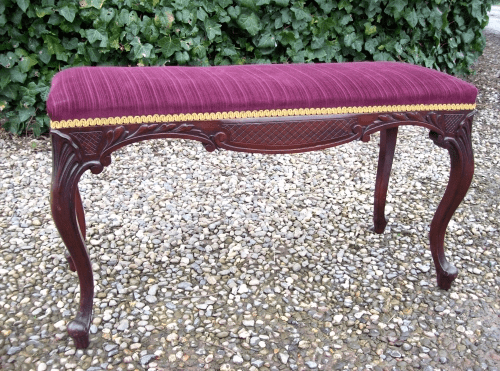 A Mahogany Duet Stool