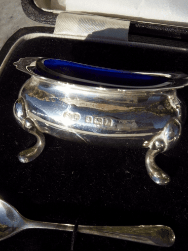 A Silver Cruet Set by William Suckling Ltd (Birmingham 1936)