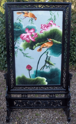 Chinese Silk Screen -SOLD-