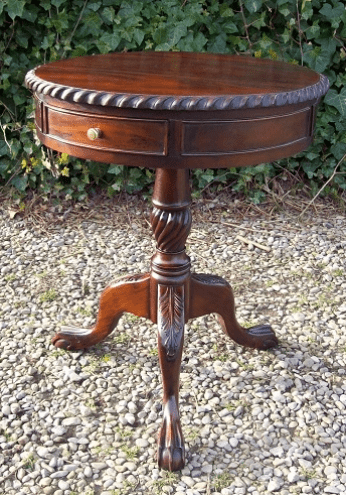 Mahogany Drum Table -SOLD-